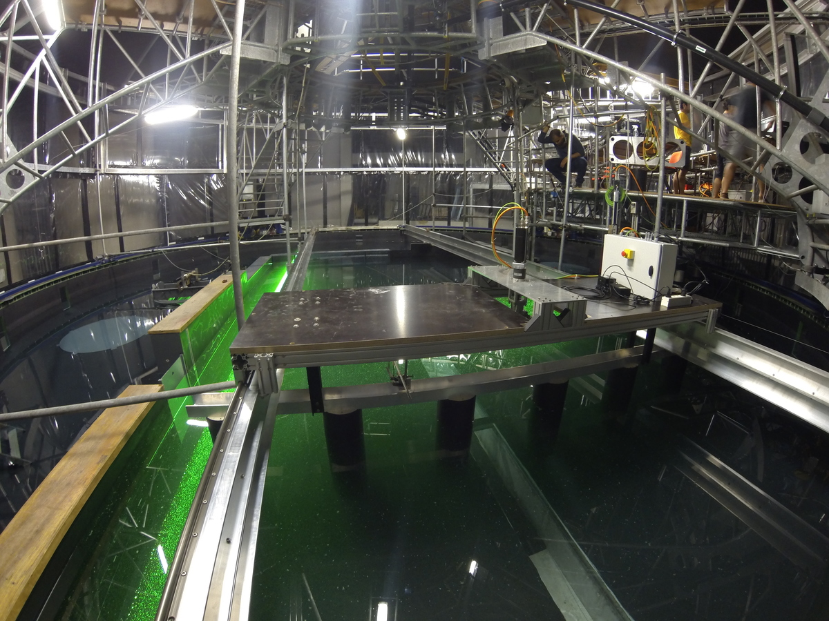 Carriage in the Coriolis platform.