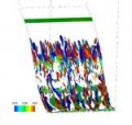 Large Eddy Simulation of a Stably stratified Atmospheric Boundary Layer