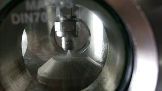 Spray Cooling (vue de la section d'essais) Spray Cooling (vue de la section d'essais)