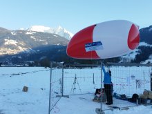 Analyzes of temperature profiles from the tethered balloon
