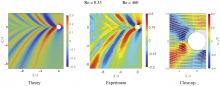 Inertial wave wake of a cylinder